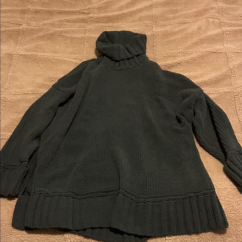 Aerie Charcoal Turtleneck Sweater